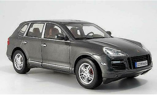 Porsche Cayenne Turbo 1/18 Norev grigio 2007 modellini auto