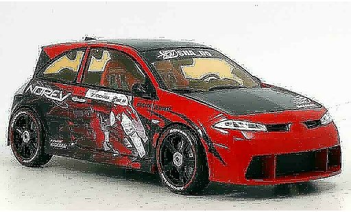 Renault Megane Vampire 1/18 Norev mtk sha-do g1 tuning modellini auto