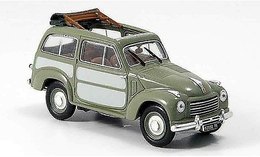 Fiat 500 C 1/43 Norev Belvedere grigio 1952 modellini auto