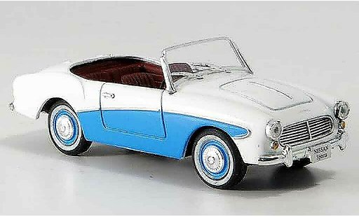 Nissan Sports 211 Base 1/43 Norev blu bianco 1959 modellini auto
