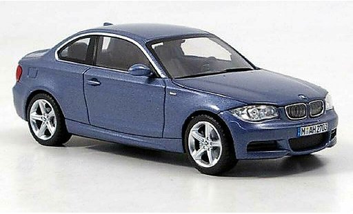 Bmw 125 E82 1/43 Minichamps i Coupe blu modellini auto