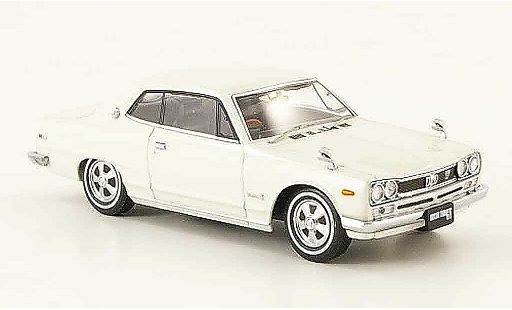 Nissan Skyline 2000 1/43 Ebbro GT (C10) Hardtop bianco 1971 modellini auto