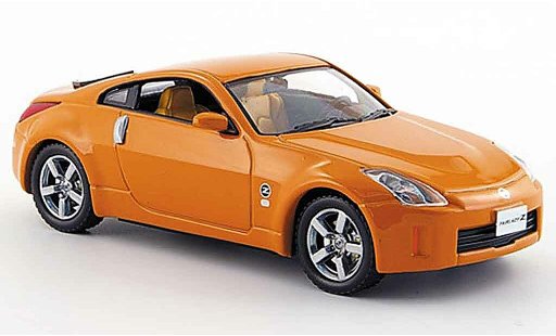 Nissan 350Z Base 1/43 J Collection orange Facelift 2007 modellini auto