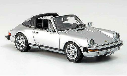 Porsche 911 Targa 1/43 Neo Carrera US-Version grigio 1985 modellini auto