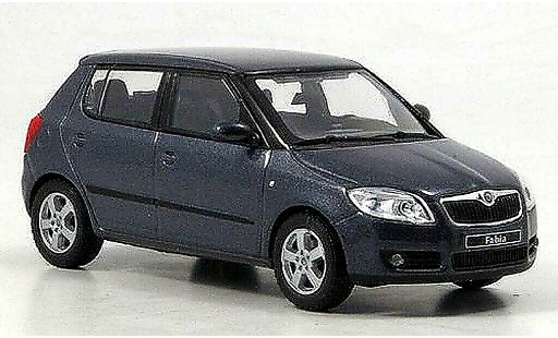 Skoda Fabia II 1/43 Abrex antracite 2007 modellini auto