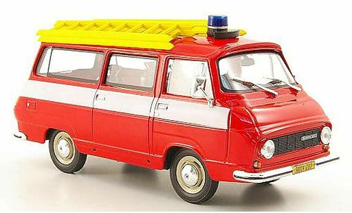Skoda 1203 Feuerwehr 1/43 Abrex pompier modellini auto