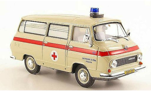 Skoda 1203 Ambulanz 1/43 Abrex Rettungswagen modellini auto