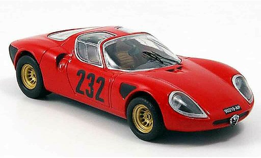 Alfa Romeo 33.3 prototipo 1/43 M4 1969 no.232 p.laureati s.giustino modellini auto