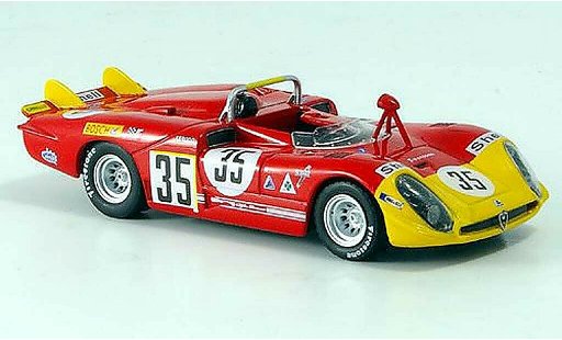 Alfa Romeo 33.3 spyder 1/43 M4 1970 No.35 Stommelen/Galli 24h Le Mans modellini auto