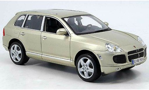Porsche Cayenne Turbo 1/18 Maisto beige 2003 modellini auto