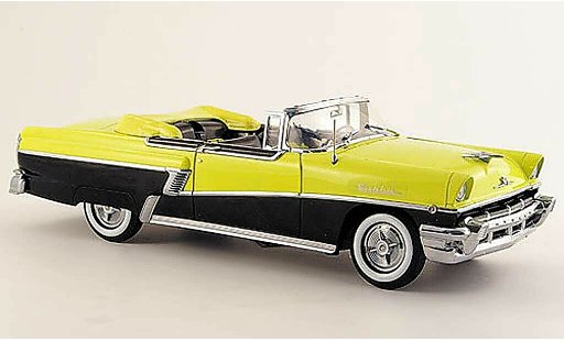 Mercury Montclair Convertible 1/18 Sun Star convertibile giallo nero 1956 modellini auto