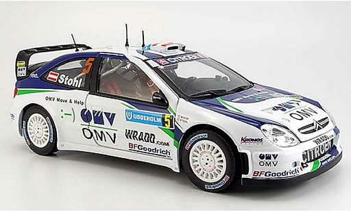 Citroen Xsara WRC 2007 1/18 Sun Star no. 5 rallye suisse modellini auto