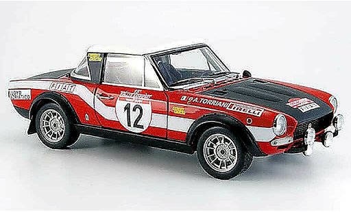 Fiat 124 Abarth 1/18 Sun Star no. 12 rallye san remo 1973 modellini auto