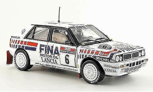 Lancia Delta HF Integrale 1/18 Sun Star 16v no.6 tour de corse 1990 modellini auto