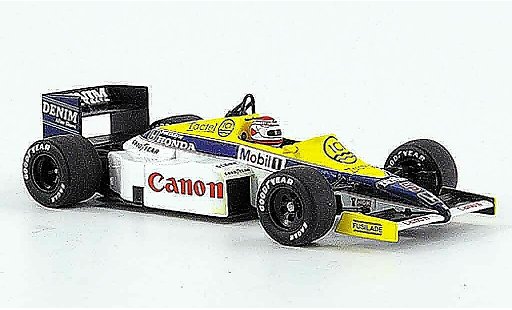 Honda F1 Base 1/43 Minichamps Williams FW 10 No.5 Canon Test Paul Ricard Dez. 1985 modellini auto