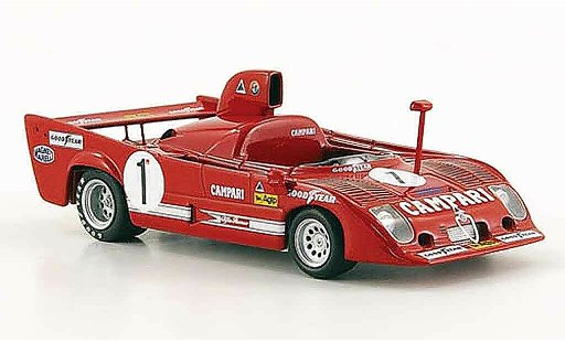 Alfa Romeo 33.3 tt12 1/43 Minichamps 1975 tt 12 no.1 team wkrt vincitore coppa florio modellini auto