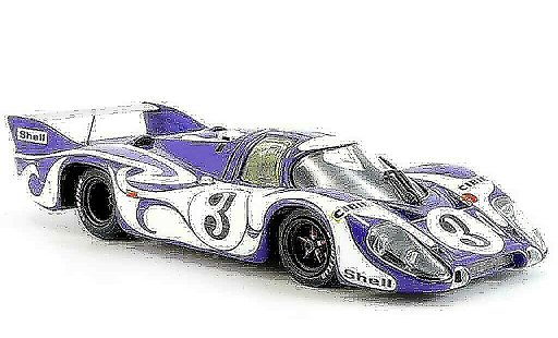 Porsche 917 1970 1/43 Minichamps Hippie Training Le Mans modellini auto