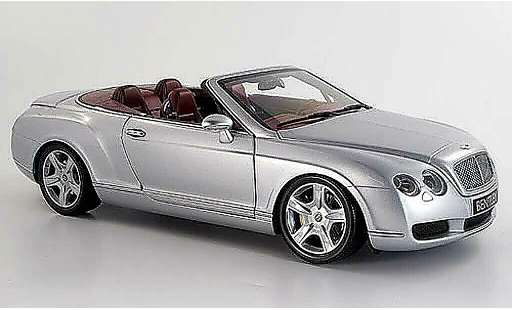 Bentley Continental GTC 1/18 Minichamps grigio 2006 modellini auto