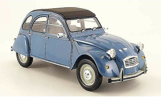 Citroen 2CV Berline 1/18 Minichamps blu 1983 modellini auto