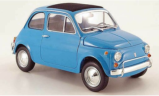 Fiat 500 L 1/18 Minichamps blu 1968 modellini auto