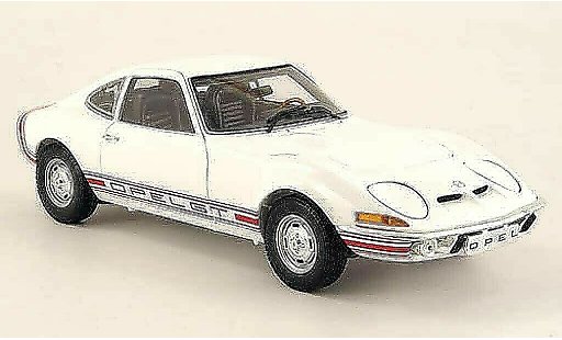Opel GT Base 1/18 Minichamps 1900 bianco 1970 modellini auto