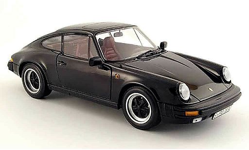 Porsche 911 3.2 1/18 Minichamps carrera nero 1983 modellini auto