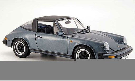 Porsche 911 Targa 1/18 Minichamps carrera blu grigio 1983 modellini auto