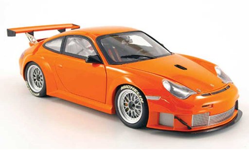 Porsche 911 GT3 RSR 1/18 Minichamps orange alms 2004 modellini auto