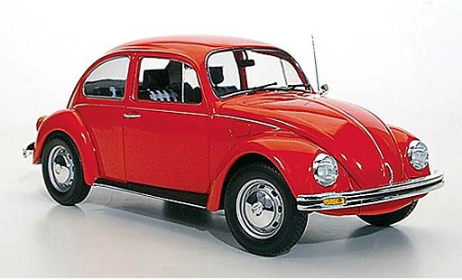 Volkswagen Kafer Base 1/18 Minichamps 1200 rosso 1983 modellini auto