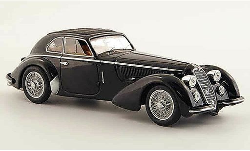 Alfa Romeo 8C 2900 b mm roadster 1/43 Minichamps lungo nero 1938 modellini auto