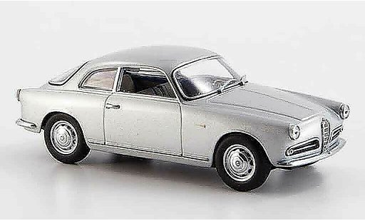 Alfa Romeo Giulietta sprint 1/43 Minichamps grigio metallisee 1954 modellini auto