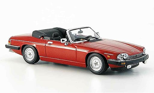 Jaguar XJS 1980 1/43 Minichamps cabriolet rosso geoffnetes capote modellini auto