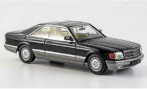 Mercedes 560 Coupe 1/43 Minichamps nero 1986 modellini auto