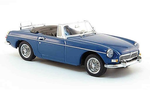 MG B Roadster 1/43 Minichamps blu 1968 modellini auto