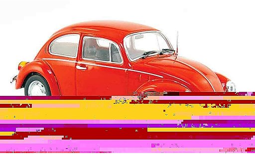Volkswagen Coccinelle Base 1/43 Minichamps 1200 rosso 1983 modellini auto