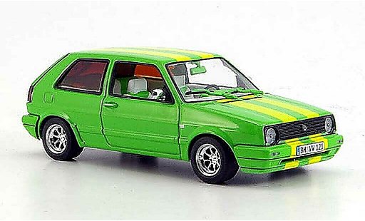 Volkswagen Golf Base 1/43 Minichamps Street Racer verde modellini auto