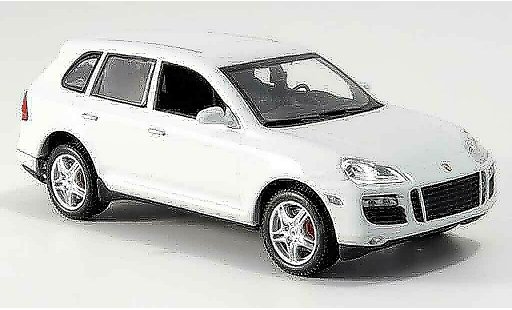Porsche Cayenne Turbo 1/43 Minichamps bianco Linea Bianco 2007 modellini auto