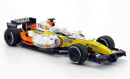 Renault F1 2008 1/43 Minichamps r 27 f 1 team alonso test jerez 15. januar 2008 modellini auto
