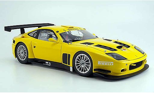 Ferrari 575 GTC 1/18 Kyosho giallo 2005 modellini auto