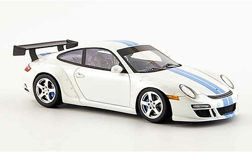 RUF RGT Base 1/43 Spark bianco avec blu strisce 2007 modellini auto