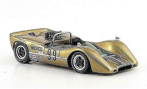 McLaren M6 Base 1/43 Spark B No.99 M. Solana vincitore Mexico 1968 modellini auto