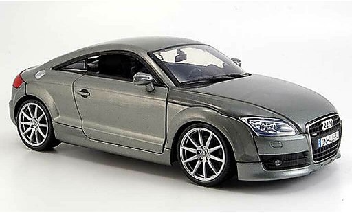 Audi TT coupe 1/18 Motormax grigio 2007 modellini auto