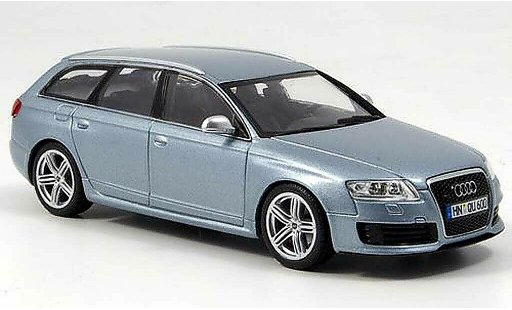 Audi RS6 avant 1/43 Minichamps grigio blu 2008 modellini auto