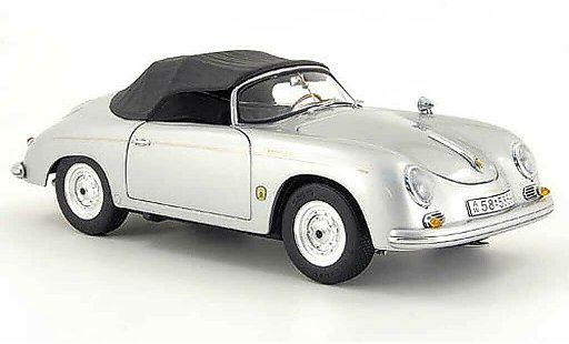 Porsche 356 Speedster 1/18 Schuco grigio modellini auto