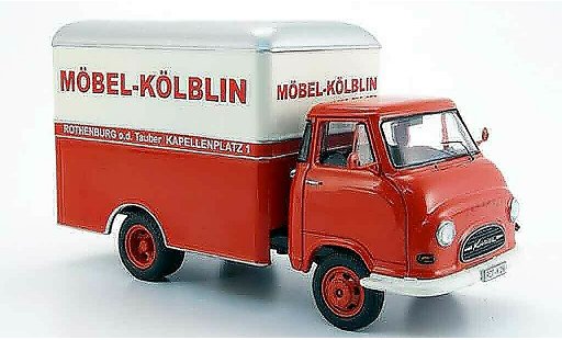 Hanomag Kurier Kastenwagen 1/43 Schuco Mobel Kolblin Furgone modellini auto