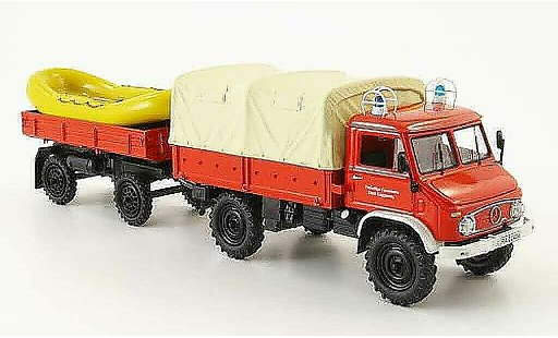 Mercedes Unimog 401-404 1/43 Schuco 404 pompier Gaggenau modellini auto