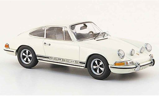 Porsche 911 S 1/43 Schuco S bianco avec neroem Schriftzug modellini auto