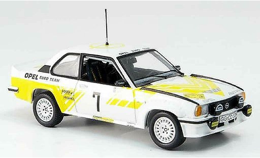Opel Ascona B 400 1/43 Schuco no.7 Svezia rallye modellini auto