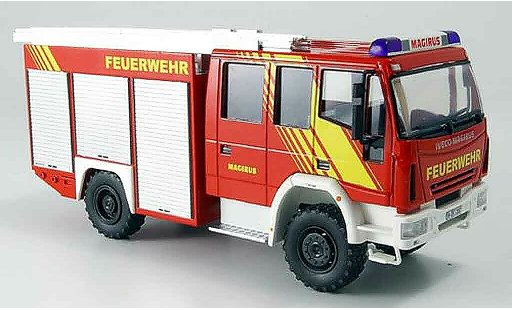 Magirus HLF 20 Allrad 1/43 Schuco Iveco 16 pompier modellini auto