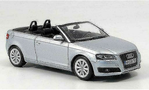 Audi A3 cabriolet 1/43 Minichamps Cabrio grigio 2008 modellini auto